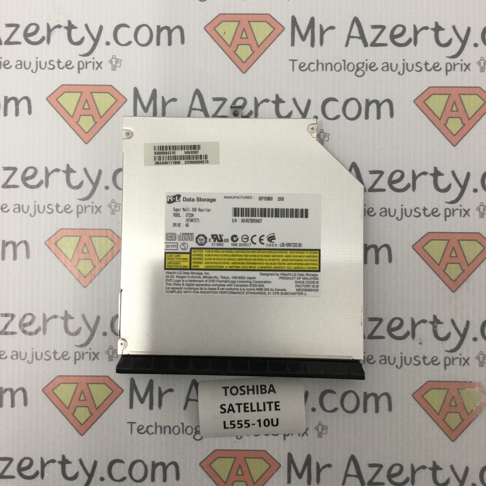 Lecteur/Graveur DVD - Toshiba Satellite L555-10U