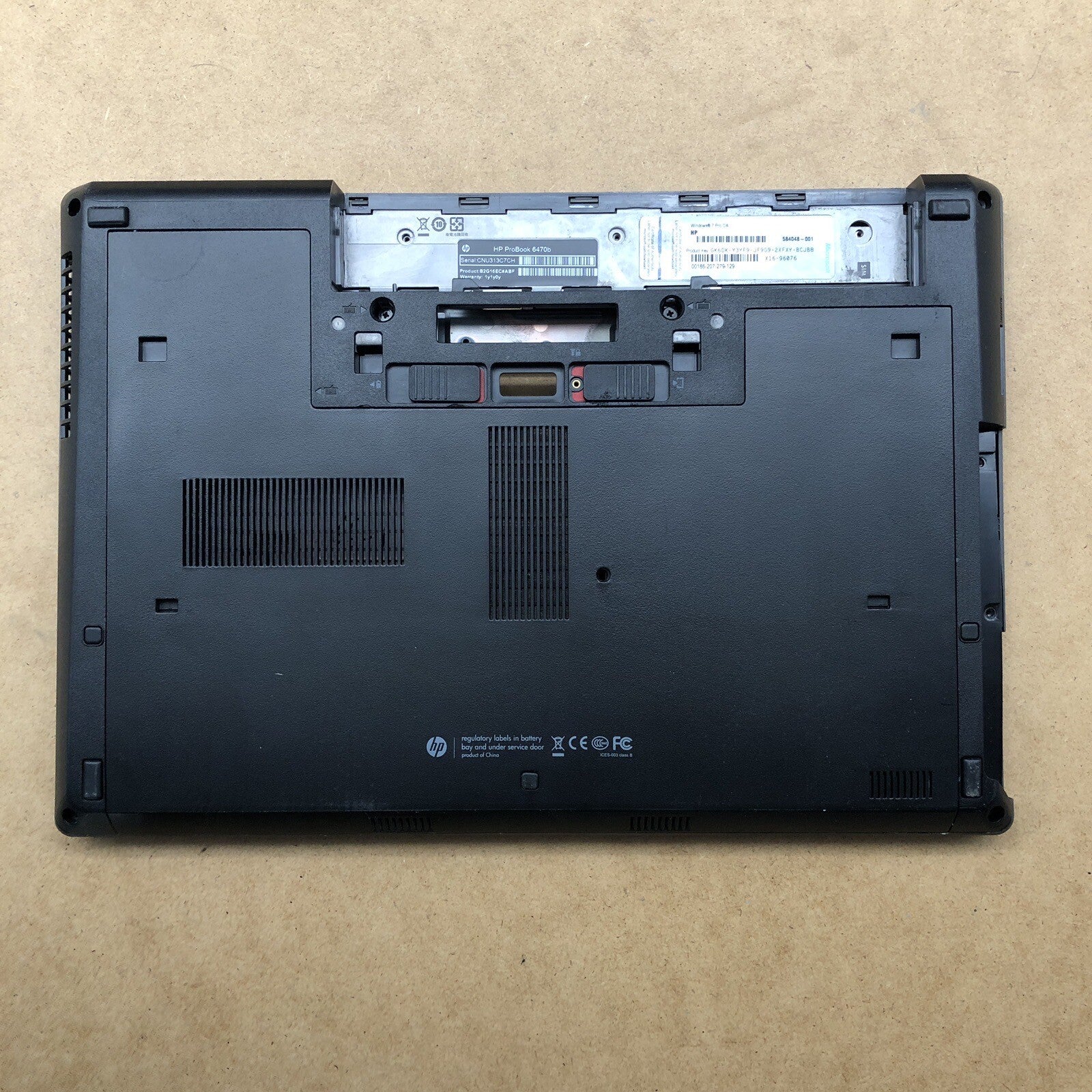 Plasturgie basse complète - HP Probook 6470B