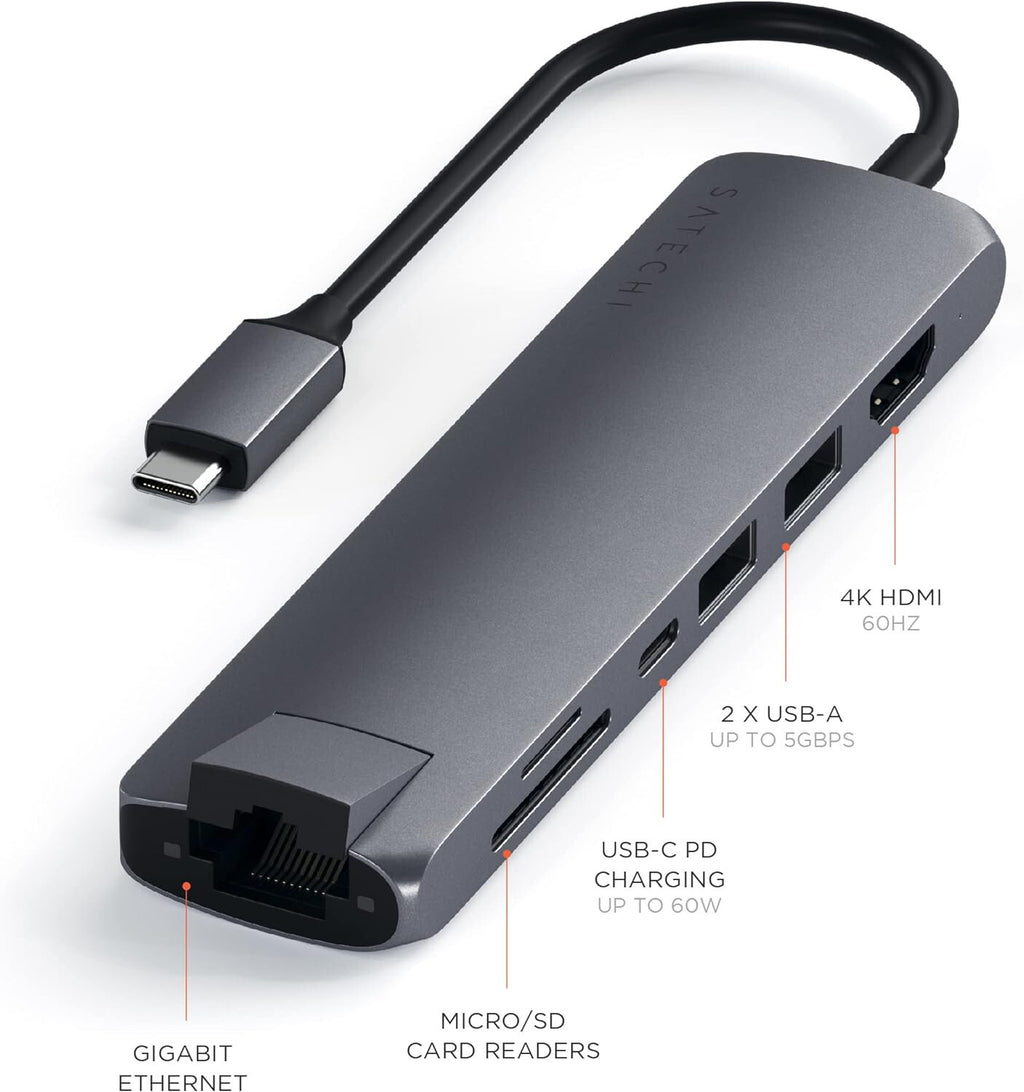 SATECHI Adaptateur Multiport USB-C Slim - NEUF