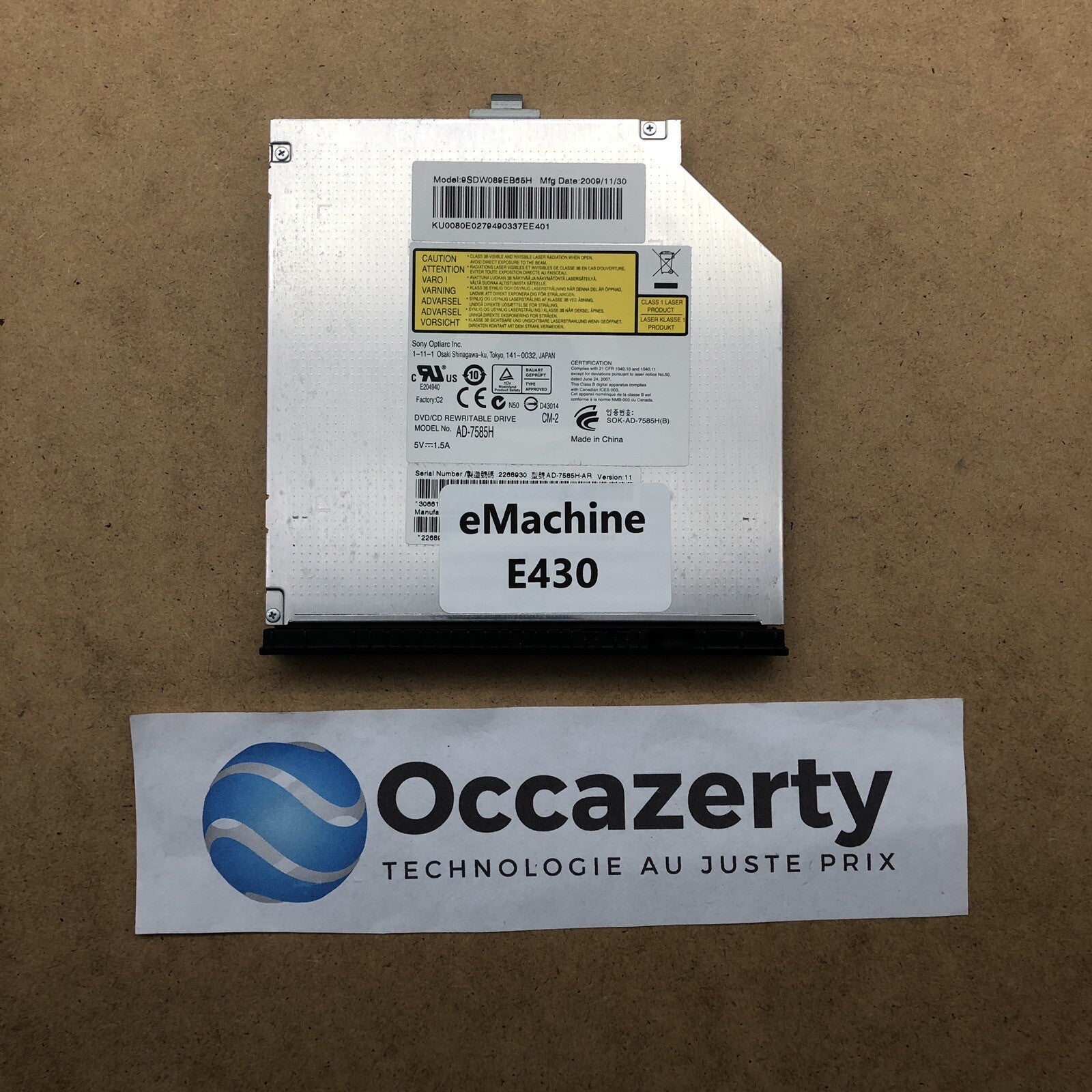 Lecteur/Graveur DVD  - eMachine E430