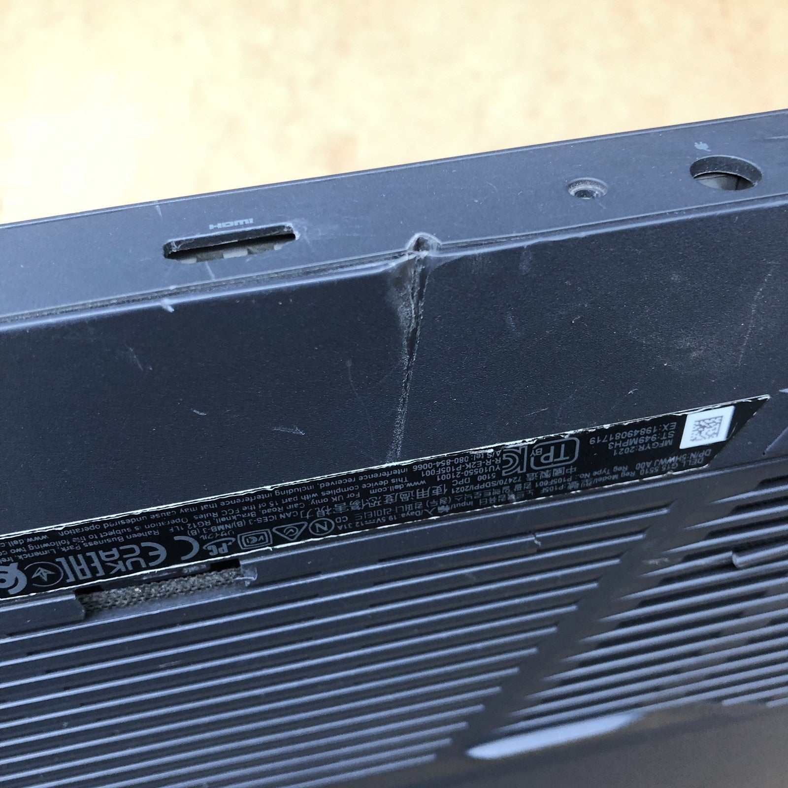 Plasturgie - Dell G15 5510
