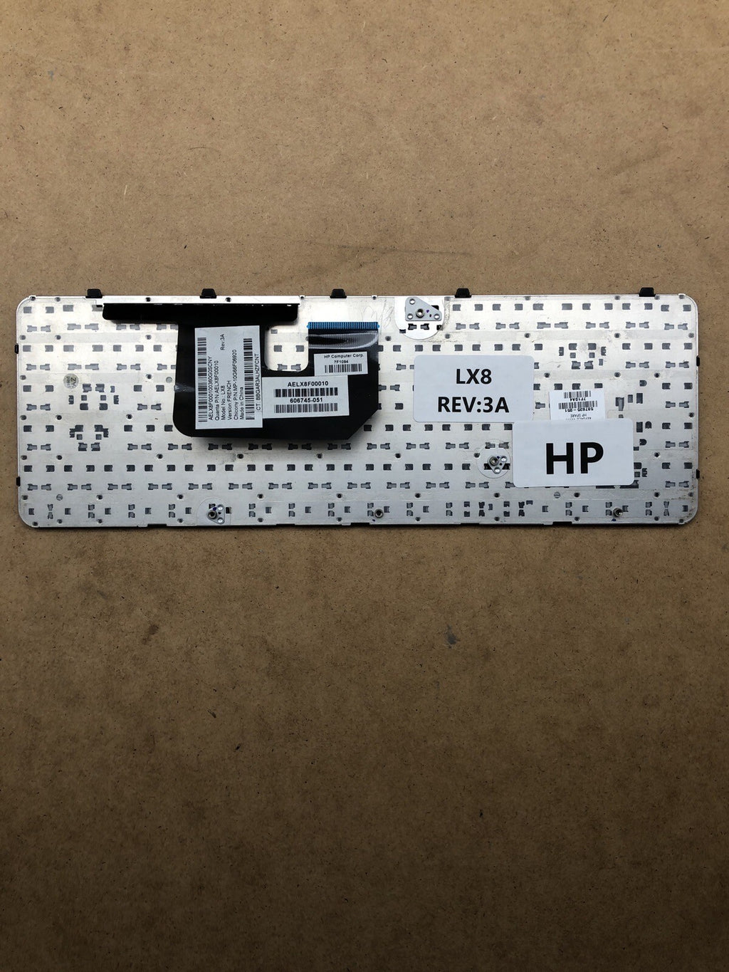 Clavier azerty - LX8 - Rev : 3A - HP