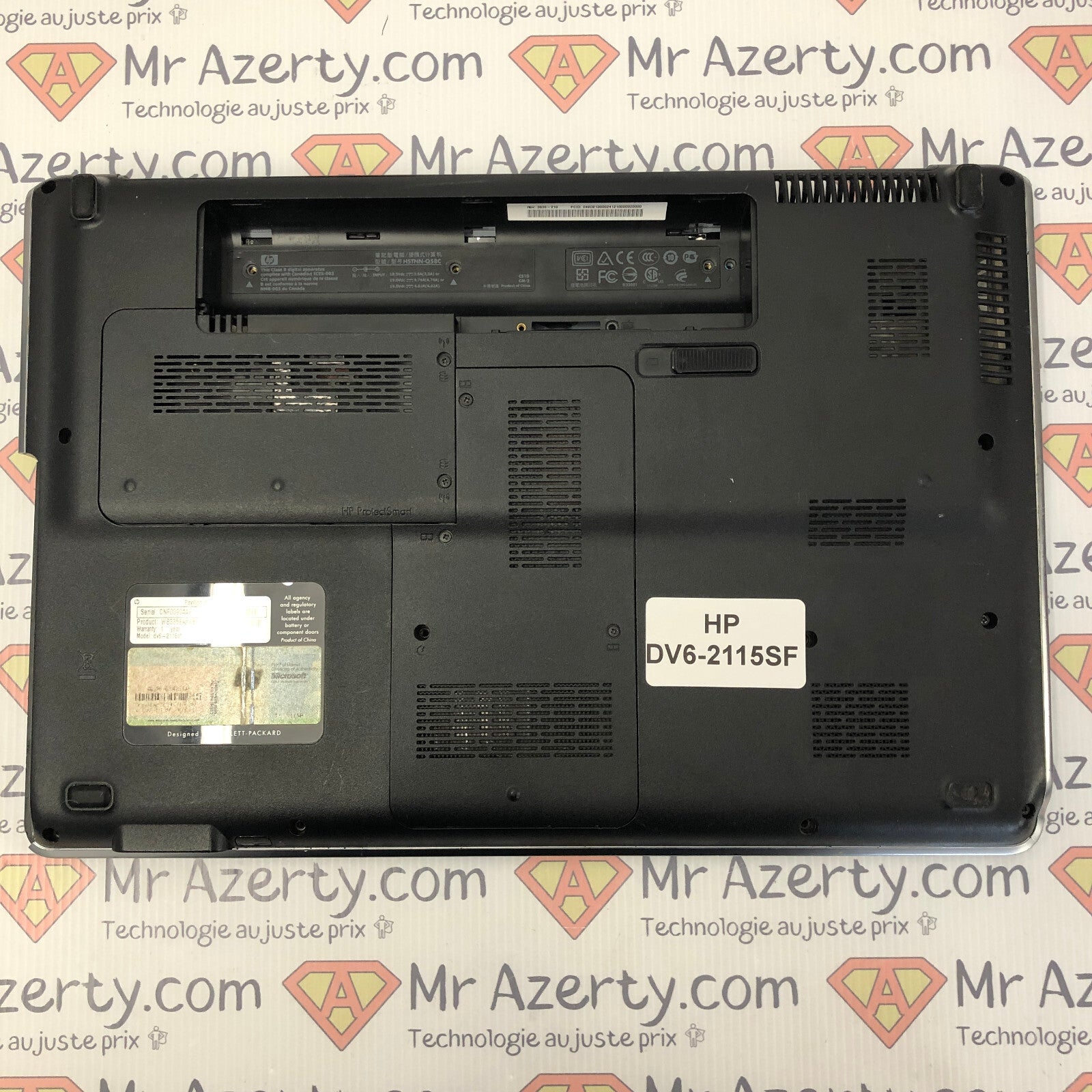 Plasturgie Basse complète - HP DV6-2115SF