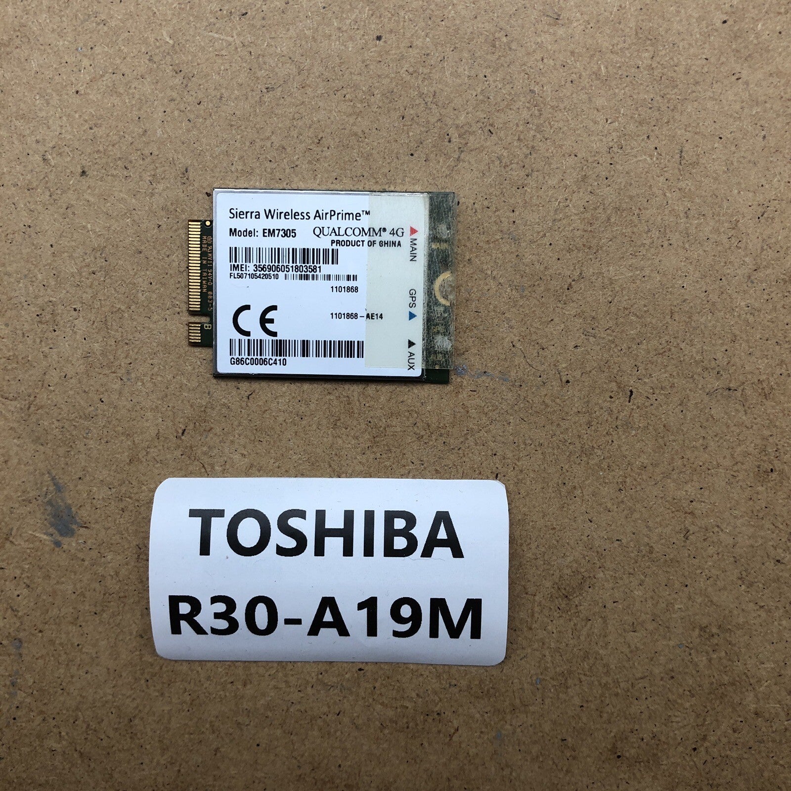 Carte wifi - Toshiba PORTEGE R30-A19M