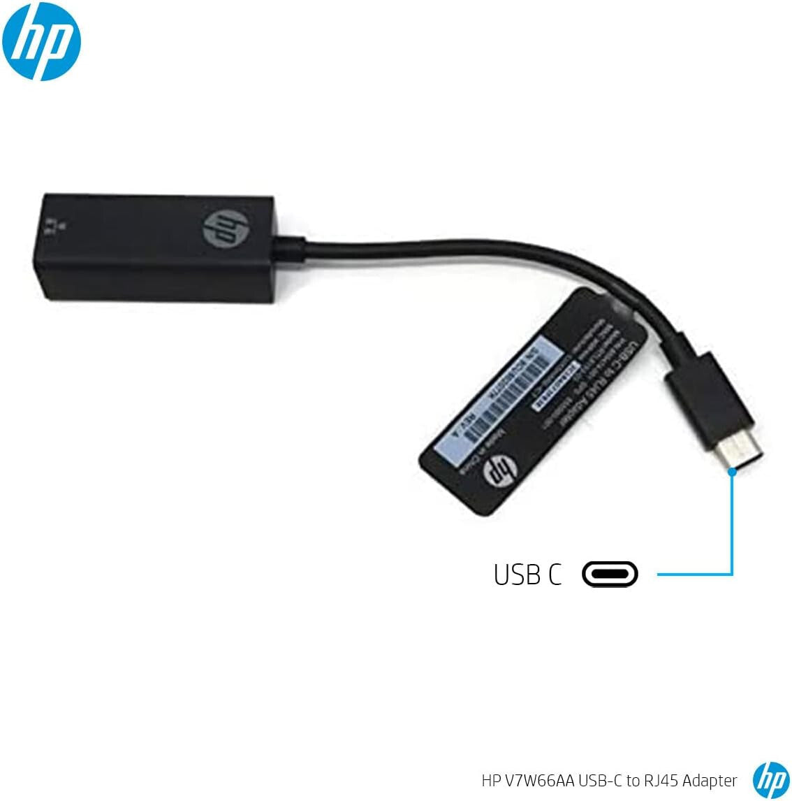HP RTL8153-03 - Adaptateur USB-C vers RJ45 - 855474-001 - NEUF