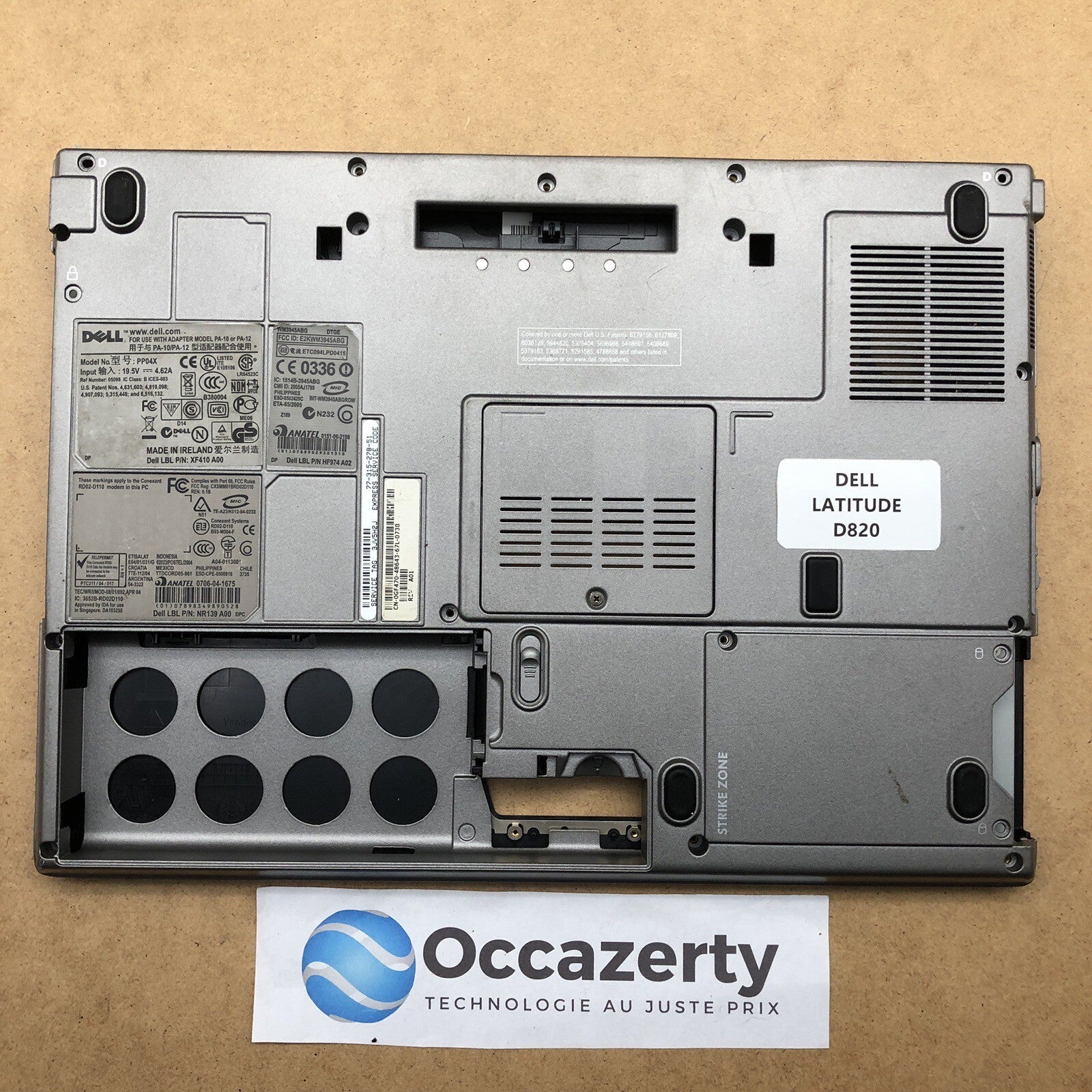 Plasturgie complète - Dell Latitude D820