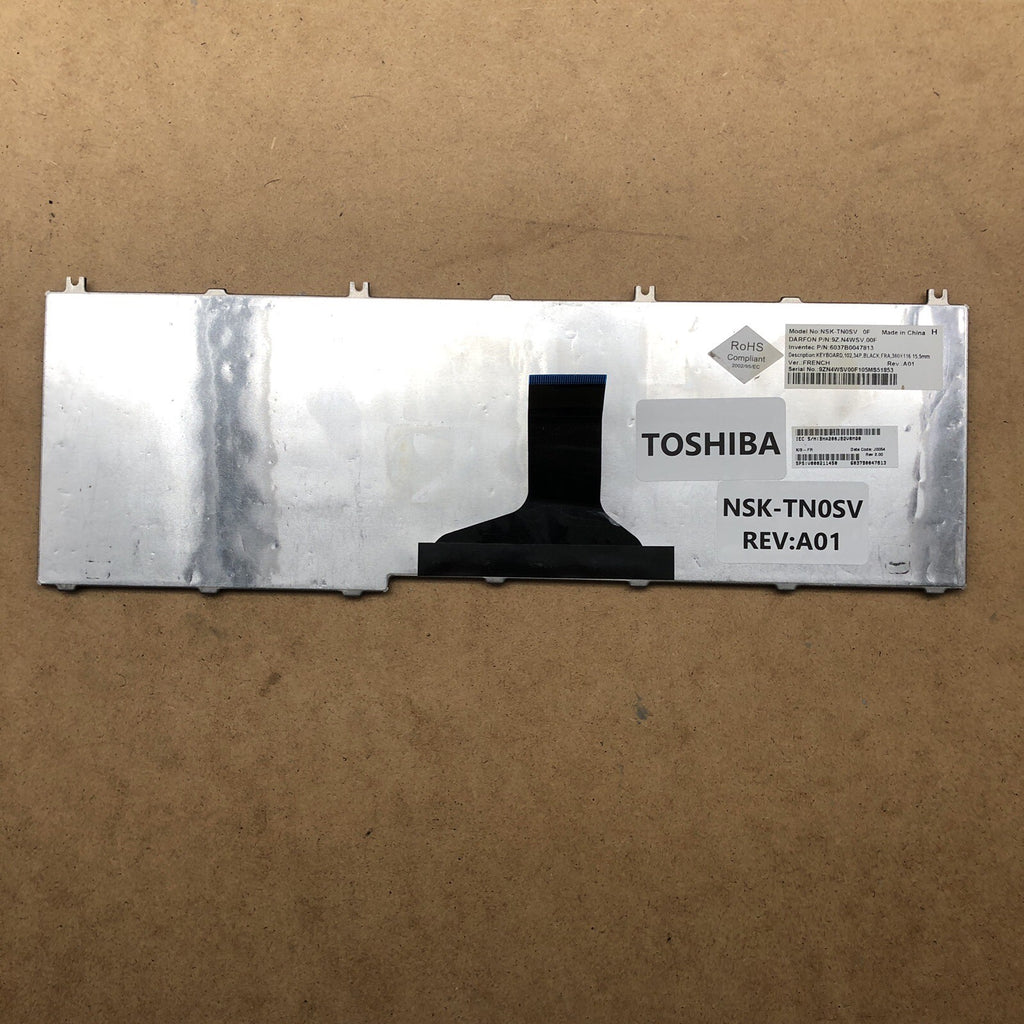 Clavier azerty - NSK-TNOSV - Rev : A01 - TOSHIBA