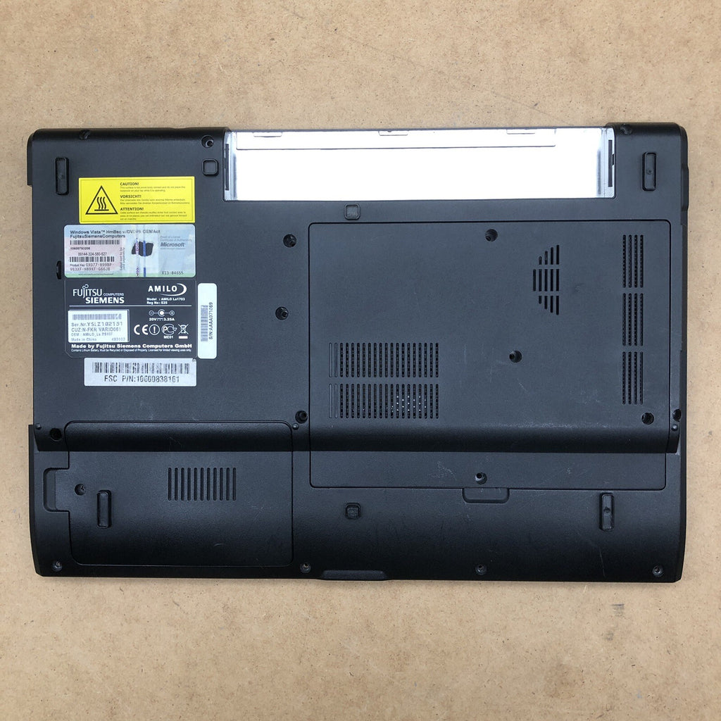 Plasturgie basse complète - Fujitsu Amilo La1703