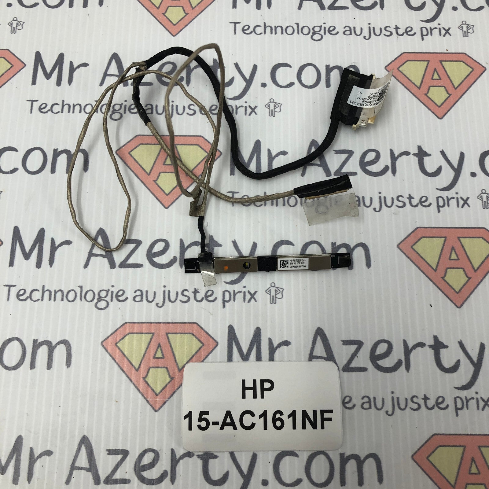 Nappe connecteur écran + webcam - HP 15-AC161nf