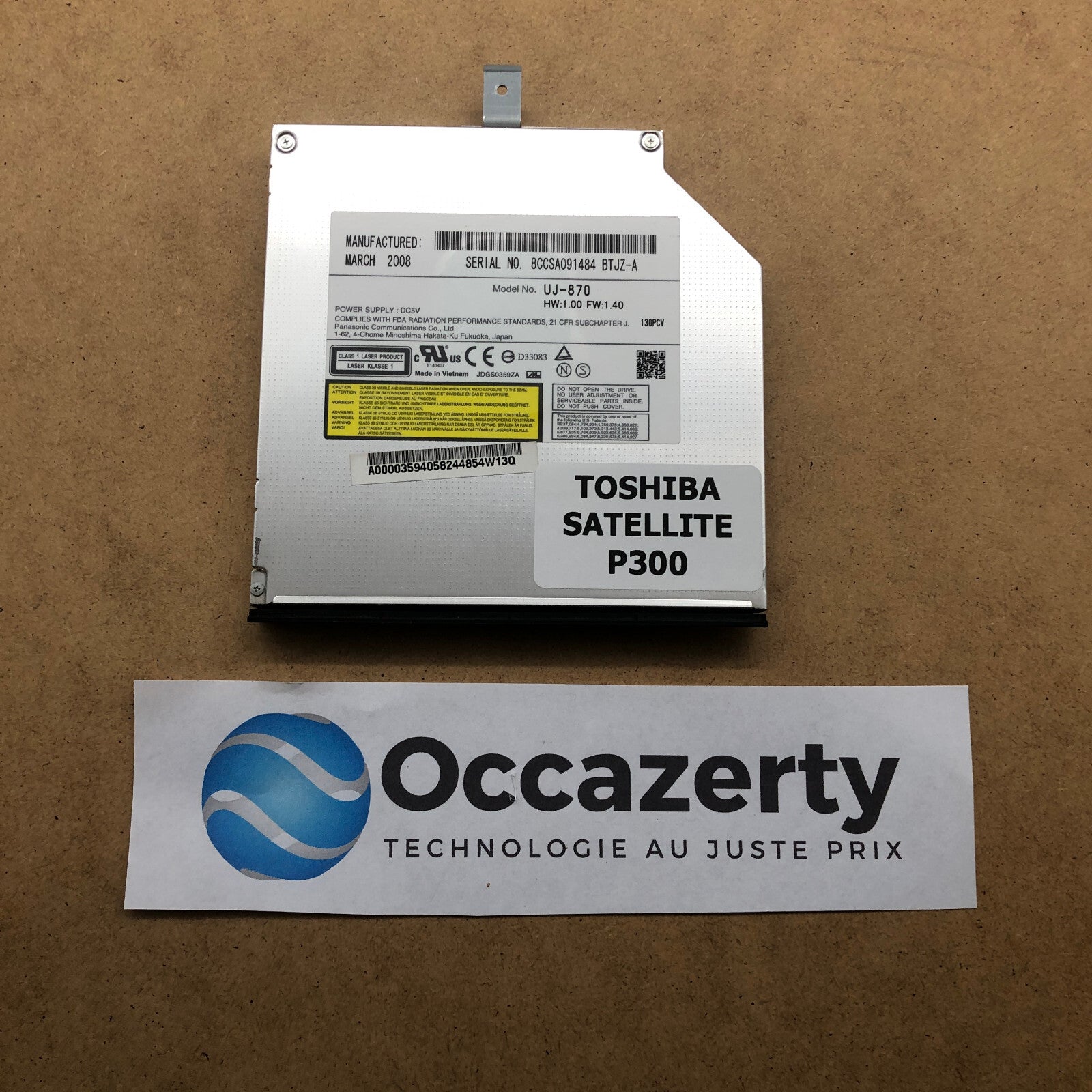 Lecteur/Graveur DVD - Toshiba Satellite P300