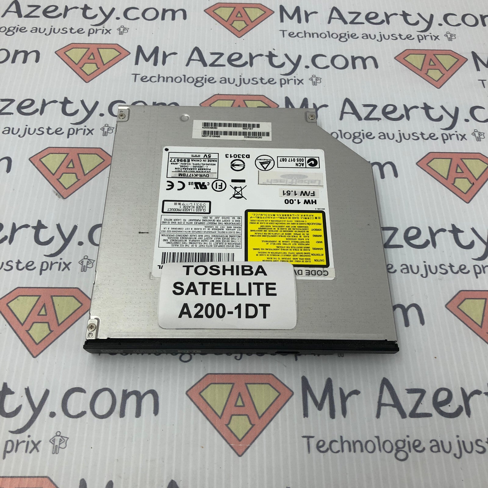 Lecteur/Graveur DVD - Toshiba Satellite A200-1DT