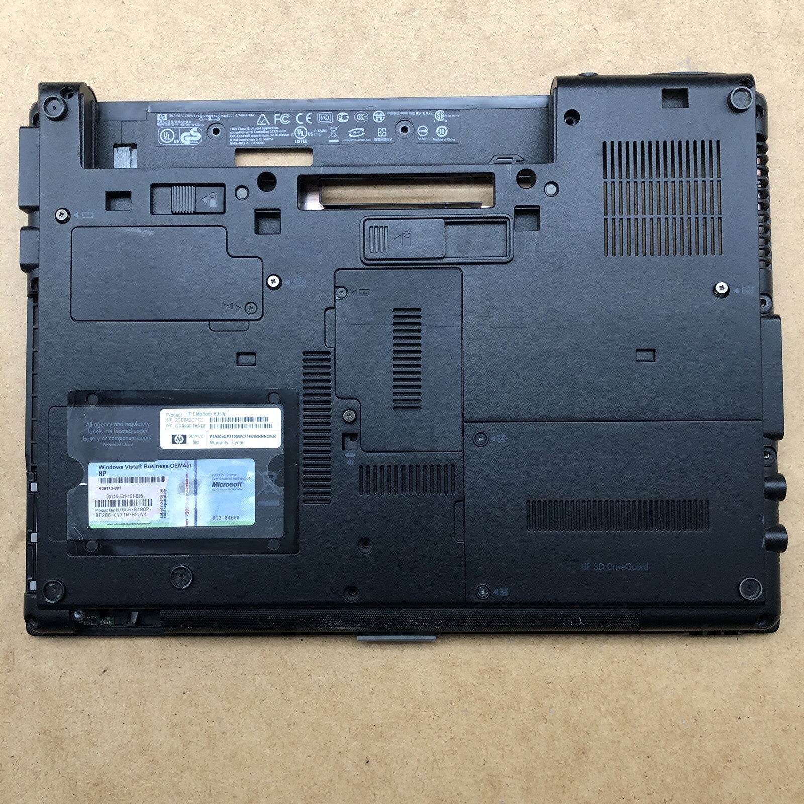 Plasturgie - HP Elitebook 6930p