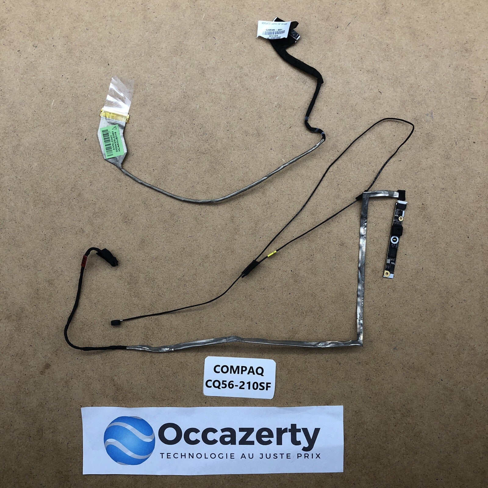 Connecteur écran, webcam et micro - HP COMPAQ CQ56-210sf
