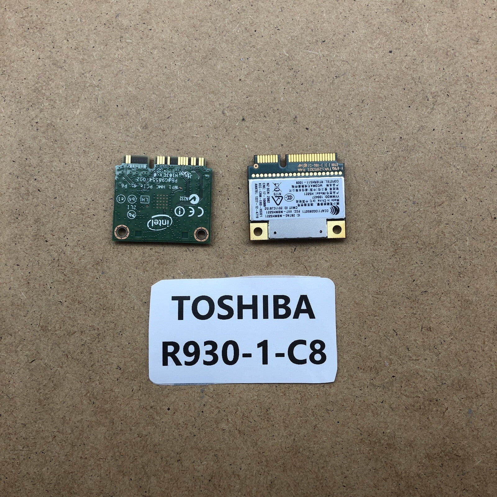 Carte wifi et carte réseau - Toshiba PORTEGE R930-1 C8