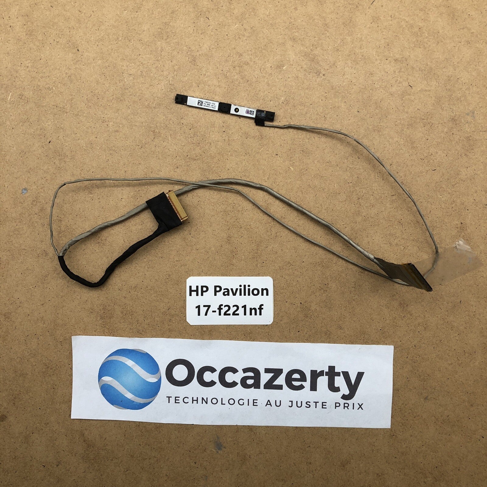 Connecteur écran + webcam - HP Pavilion 17-f221 nf