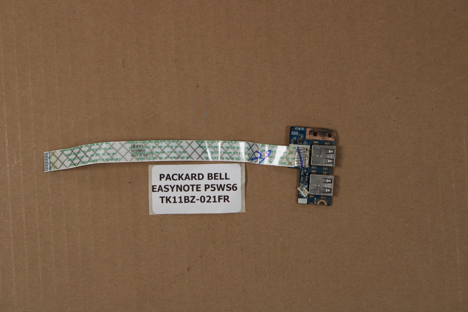 Connecteur USB  - Packard Bell Easynote P5WS6 TK11BZ-021FR