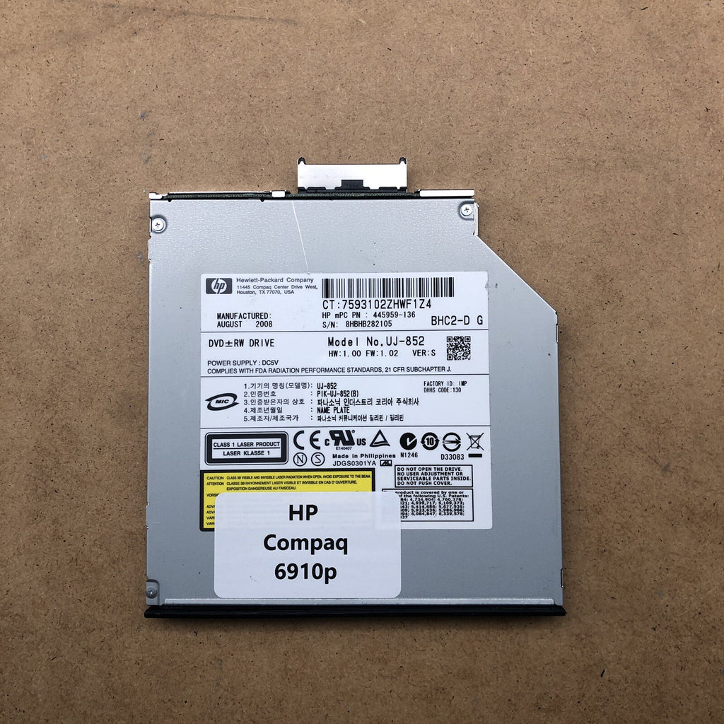 Lecteur/graveur DVD - HP COMPAQ 6910p