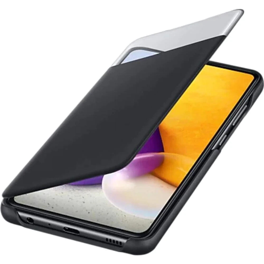 Etui Samsung A72 Smart S View noir - NEUF